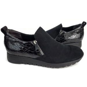 Munro Women's Black Platform Loafer Shoes Size 8 M